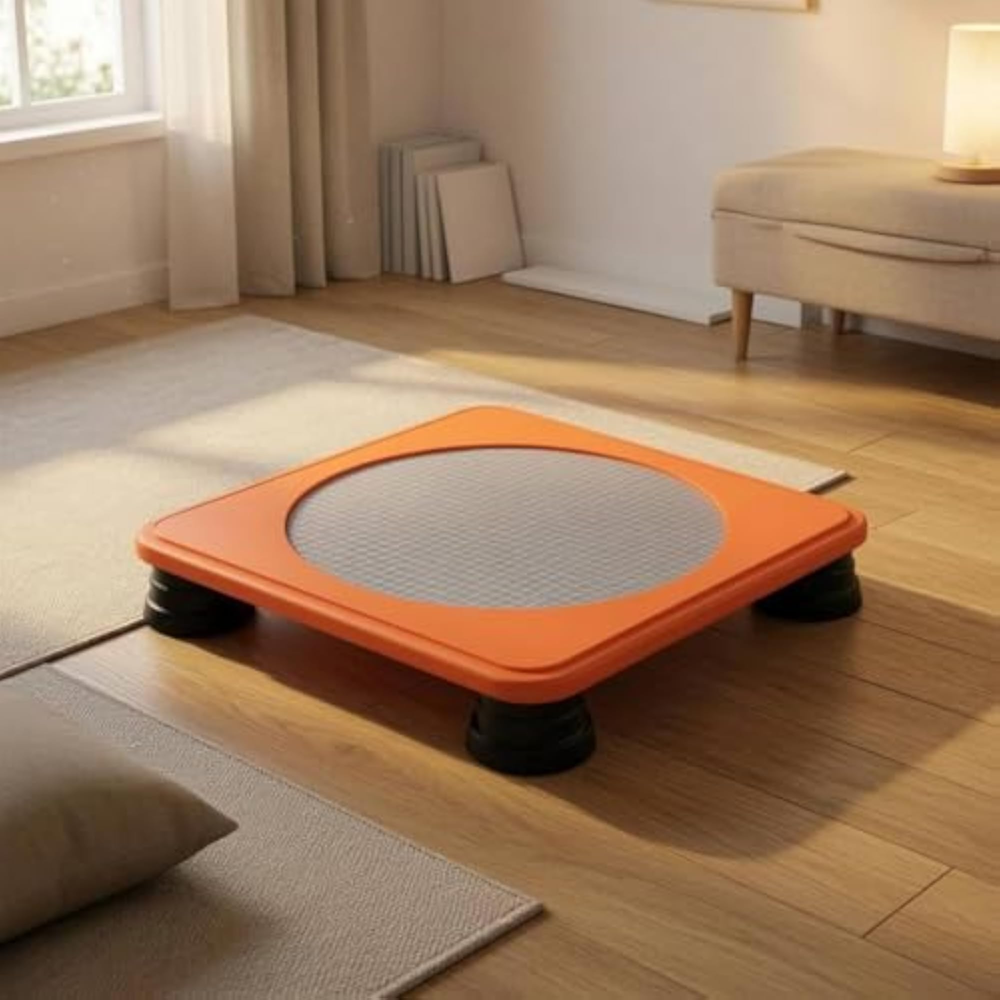 Mini Trampoline with Rounded Corners for Kids